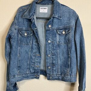 Old Navy Light Blue Denim Jacket Medium